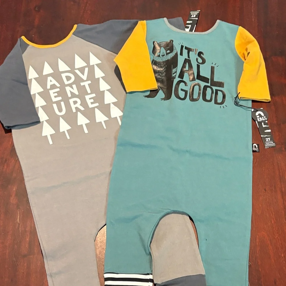 Rags to Raches Rompers - Picture 1 of 3